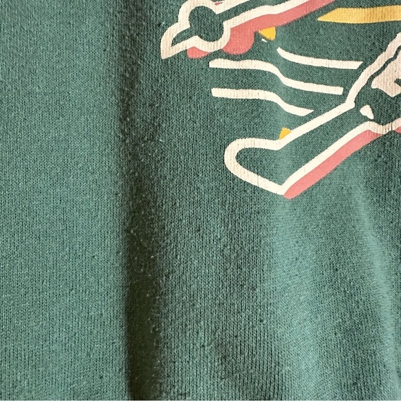 Isaac Morris Limited Sweatshirt Womens Size XS Green Ski Vermont Graphic(j10 - Picture 11 of 12